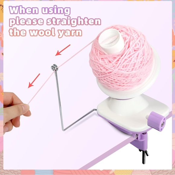 Purple Yarn Ball Winder - Picture 4 of 7